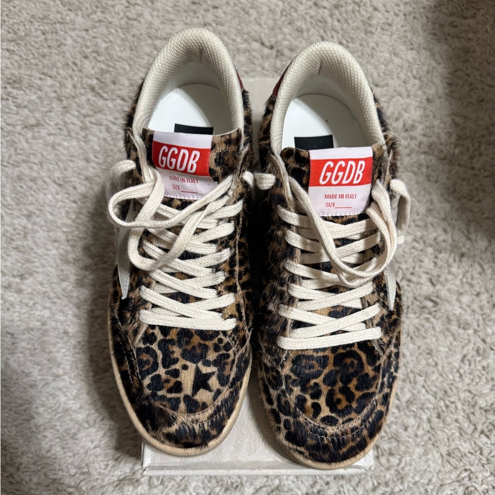 LEOPARD GOLDEN GOOSE SIZE 36